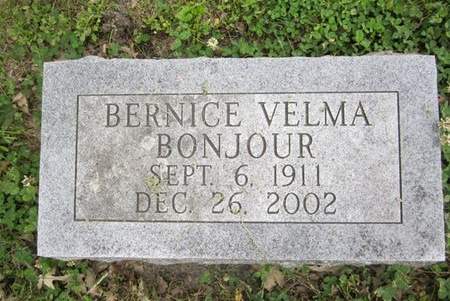 BONJOUR, BERNICE VELMA - Fayette County, Iowa | BERNICE VELMA BONJOUR 