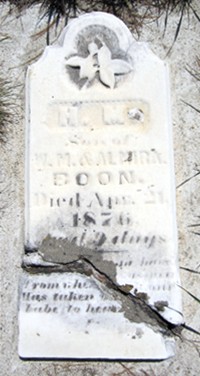 BOON, H. M. - Fayette County, Iowa | H. M. BOON 