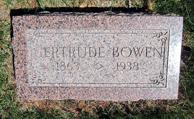 BOWEN, GERTRUDE - Fayette County, Iowa | GERTRUDE BOWEN 