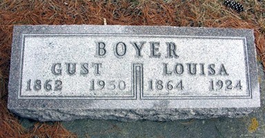 BOYER, GUST - Fayette County, Iowa | GUST BOYER 