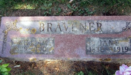 BRAVENER, JANE - Fayette County, Iowa | JANE BRAVENER 