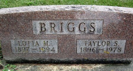 BRIGGS, TAYLOR S. - Fayette County, Iowa | TAYLOR S. BRIGGS 