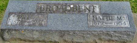 BROADBENT, HATTIE M. - Fayette County, Iowa | HATTIE M. BROADBENT 