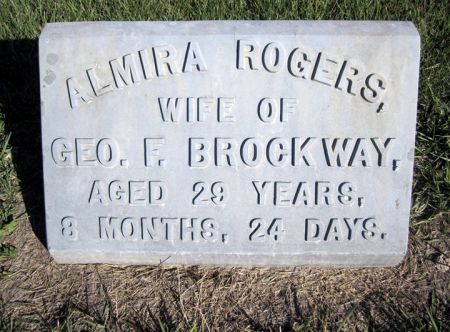 BROCKWAY, ALMIRA - Fayette County, Iowa | ALMIRA BROCKWAY 