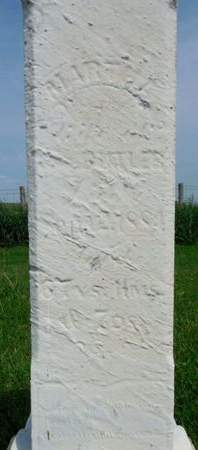 BUTLER, MARTHA - Fayette County, Iowa | MARTHA BUTLER 