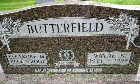 BUTTERFIELD, ELEANORE M. - Fayette County, Iowa | ELEANORE M. BUTTERFIELD 