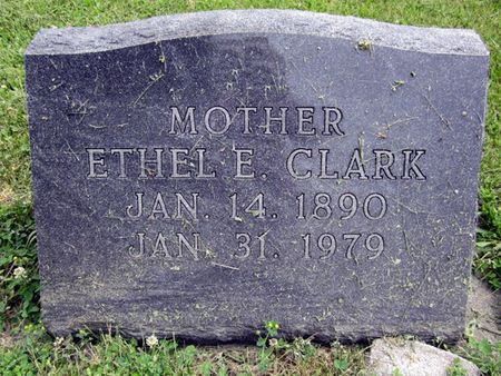 CLARK, ETHEL E. - Fayette County, Iowa | ETHEL E. CLARK 