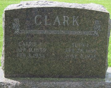 CLARK, CARRIE R. - Fayette County, Iowa | CARRIE R. CLARK 