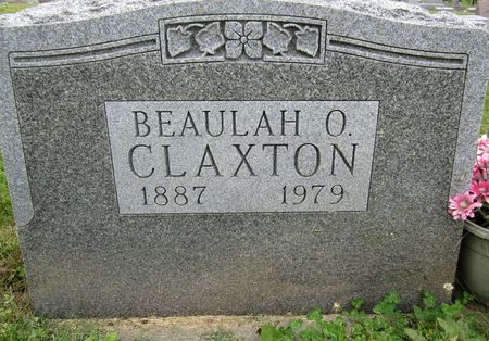 CLAXTON, BEAULAH O. - Fayette County, Iowa | BEAULAH O. CLAXTON 