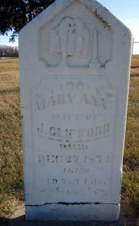 CLIFFORD, MARY ANN - Fayette County, Iowa | MARY ANN CLIFFORD 