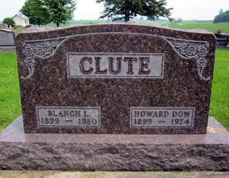 CLUTE, BLANCH L. - Fayette County, Iowa | BLANCH L. CLUTE 