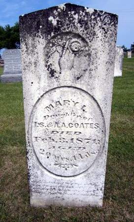COATES, MARY L. - Fayette County, Iowa | MARY L. COATES 