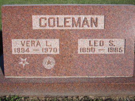 FINCH COLEMAN, VERA L. - Fayette County, Iowa | VERA L. FINCH COLEMAN 