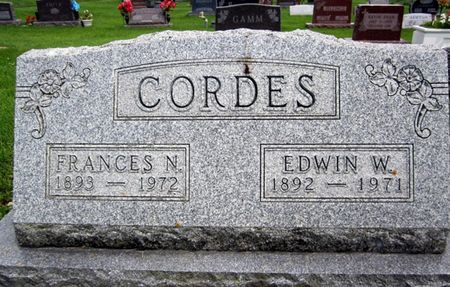 CORDES, EDWIN W. - Fayette County, Iowa | EDWIN W. CORDES 
