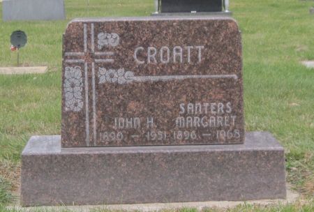SANTERS CROAT, MARGARET - Fayette County, Iowa | MARGARET SANTERS CROAT 