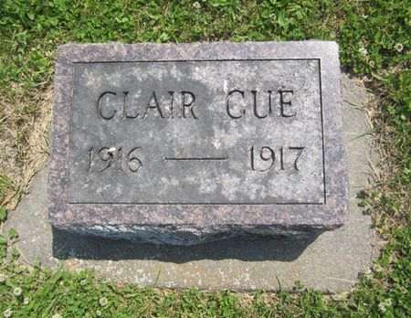 CUE, CLAIR - Fayette County, Iowa | CLAIR CUE 