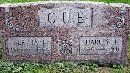 CUE, HARLEY - Fayette County, Iowa | HARLEY CUE 
