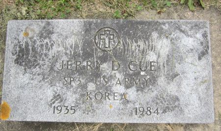 CUE, JERRY - Fayette County, Iowa | JERRY CUE 
