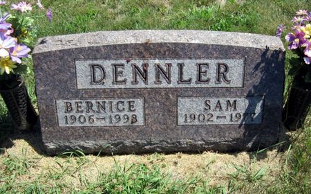 DENNLER, BERNICE - Fayette County, Iowa | BERNICE DENNLER 