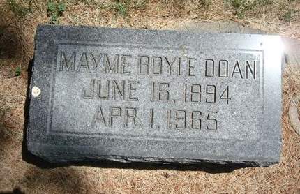 BOYLE DOAN, MAYME MARY ELIZABETH - Fayette County, Iowa | MAYME MARY ELIZABETH BOYLE DOAN 