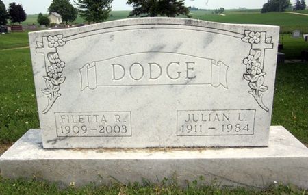 DODGE, FILETTA R. - Fayette County, Iowa | FILETTA R. DODGE 