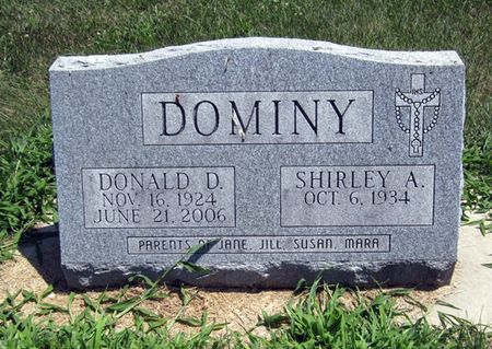 DOMINY, DONALD DAVID - Fayette County, Iowa | DONALD DAVID DOMINY 
