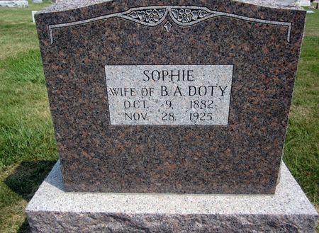 DOTY, SOPHIE - Fayette County, Iowa | SOPHIE DOTY 
