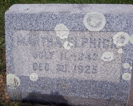 ELPHICK, MARTHA - Fayette County, Iowa | MARTHA ELPHICK 