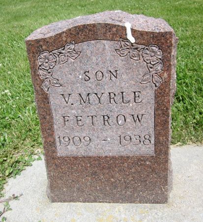 FETROW, V. MYRLE - Fayette County, Iowa | V. MYRLE FETROW 