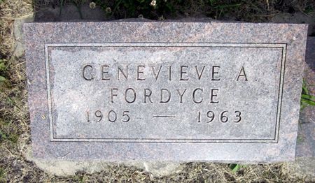 FORDYCE, GENEVIEVE A. - Fayette County, Iowa | GENEVIEVE A. FORDYCE 