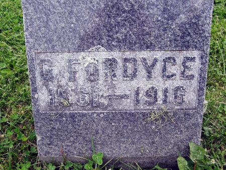 GROVER FORDYCE, GINIVER - Fayette County, Iowa | GINIVER GROVER FORDYCE 