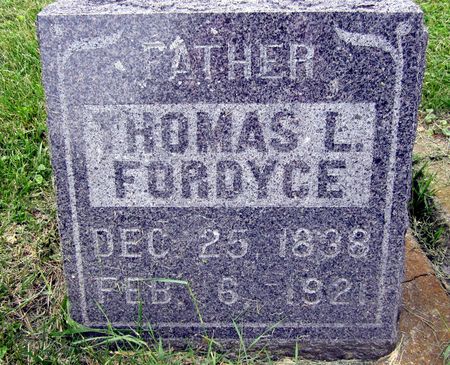 FORDYCE, THOMAS L. - Fayette County, Iowa | THOMAS L. FORDYCE 