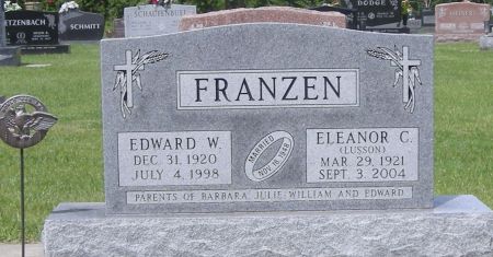 FRANZEN, ELEANOR C - Fayette County, Iowa | ELEANOR C FRANZEN 