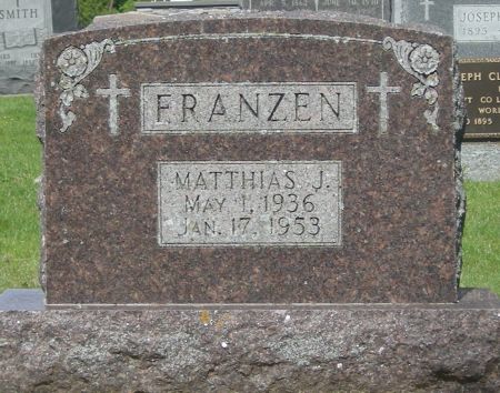 FRANZEN, MATTHIAS J - Fayette County, Iowa | MATTHIAS J FRANZEN 