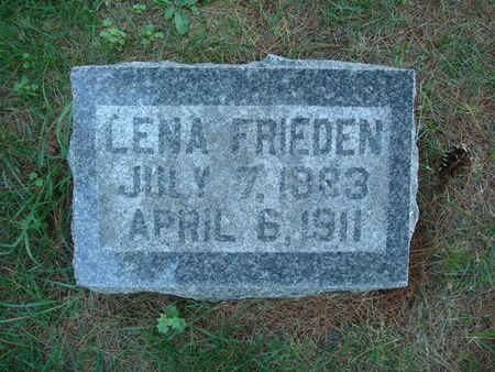 FRIEDEN, LENA - Fayette County, Iowa | LENA FRIEDEN 