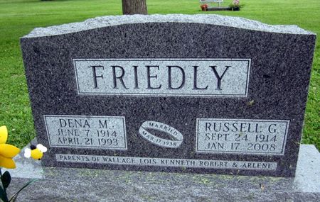 FRIEDLY, RUSSELL G. - Fayette County, Iowa | RUSSELL G. FRIEDLY 