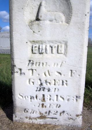 GAGER, EDITH - Fayette County, Iowa | EDITH GAGER 