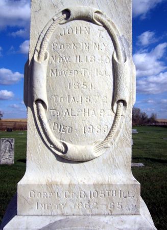 GAGER, JOHN THURSTON - Fayette County, Iowa | JOHN THURSTON GAGER 