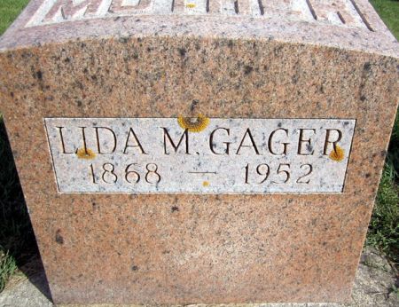 GAGER, LIDA M. - Fayette County, Iowa | LIDA M. GAGER 