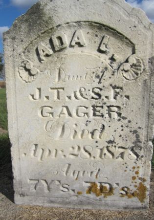 GAGER, ADA L. - Fayette County, Iowa | ADA L. GAGER 