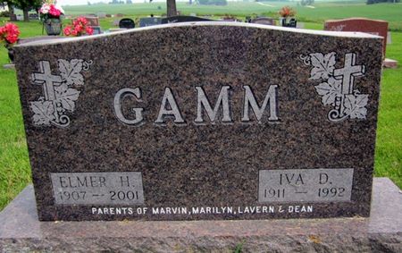 GAMM, IVA D. - Fayette County, Iowa | IVA D. GAMM 