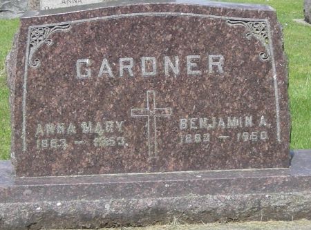 GARDNER, ANNA MARY - Fayette County, Iowa | ANNA MARY GARDNER 