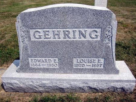 GEHRING, EDWARD E. - Fayette County, Iowa | EDWARD E. GEHRING 