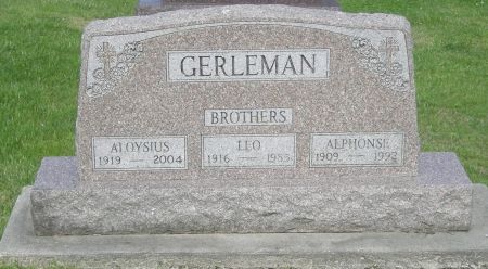 GERLEMAN, ALPHONSE - Fayette County, Iowa | ALPHONSE GERLEMAN 