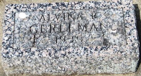 GERLEMAN, ALVINA R - Fayette County, Iowa | ALVINA R GERLEMAN 