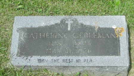 GERLEMAN, CATHERINE - Fayette County, Iowa | CATHERINE GERLEMAN 