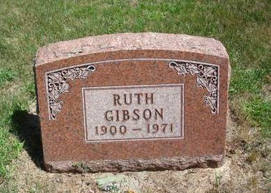 GIBSON, RUTH - Fayette County, Iowa | RUTH GIBSON 