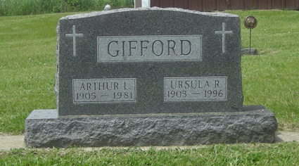 GIFFORD, URSULA R. - Fayette County, Iowa | URSULA R. GIFFORD 