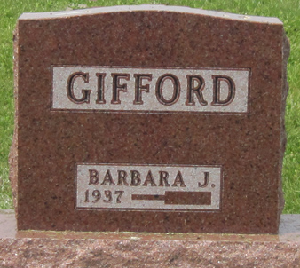 GIFFORD, BARBARA J. - Fayette County, Iowa | BARBARA J. GIFFORD 