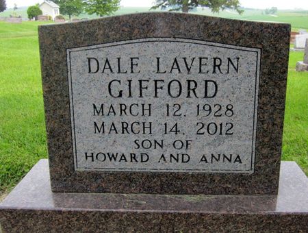 GIFFORD, DALE LAVERN - Fayette County, Iowa | DALE LAVERN GIFFORD 